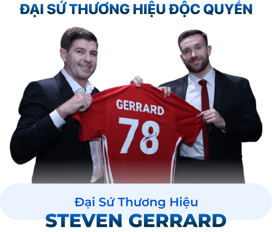 đại sứ thương hiệu steven gerrard